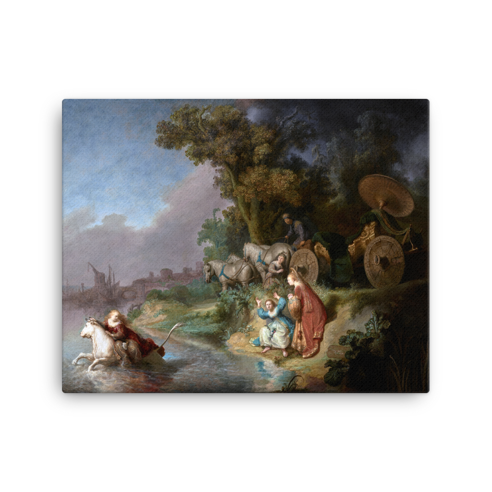 Canvas Print of The Abduction of Europa (1632) by Rembrandt.