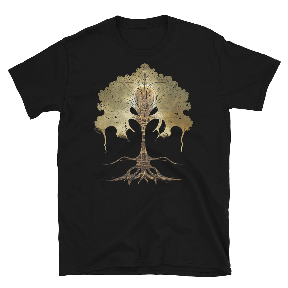 Unisex Art T-Shirt of Golden Tree #1