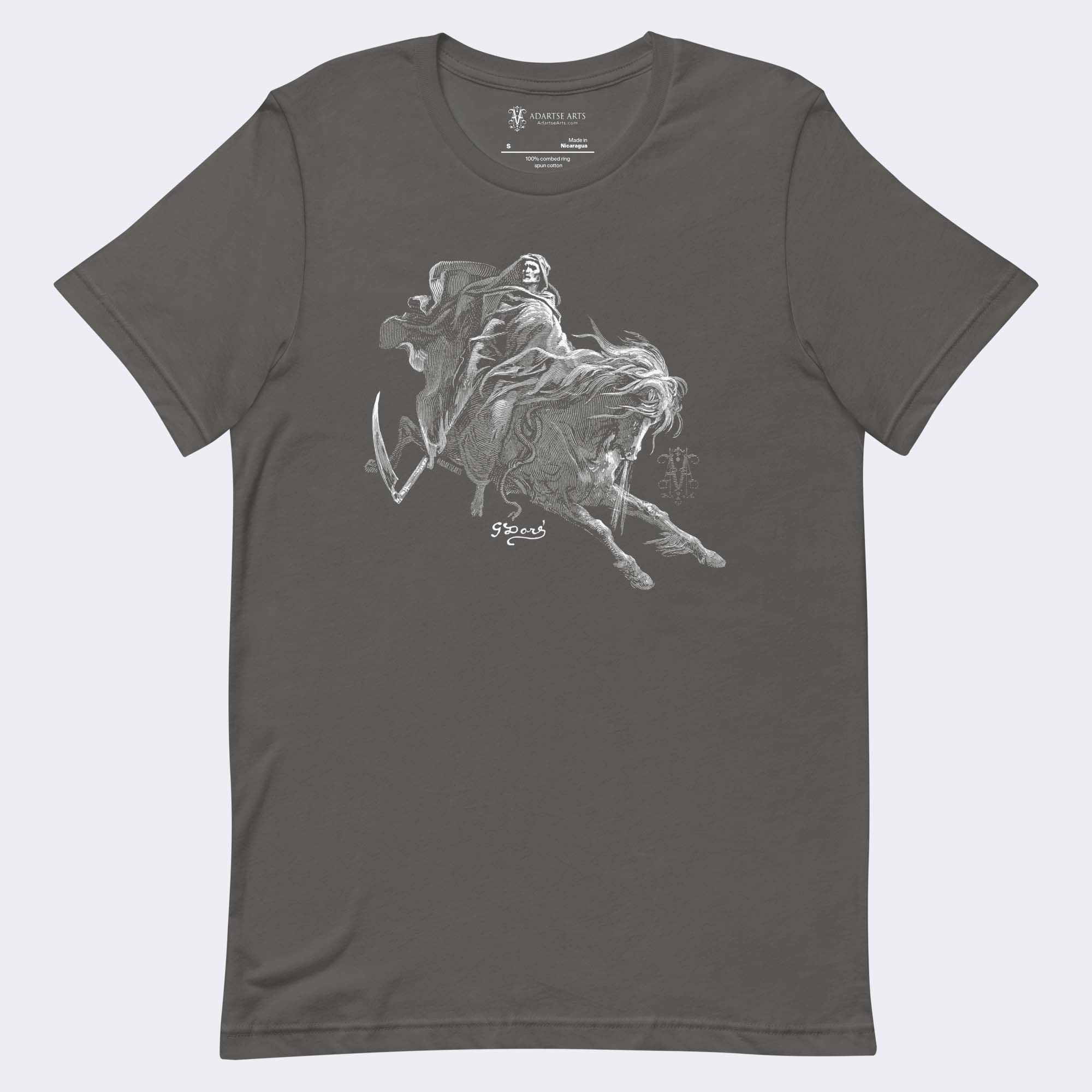 Premium Unisex Art T-Shirt of The Vision of Death (1865) by Gustave Doré.