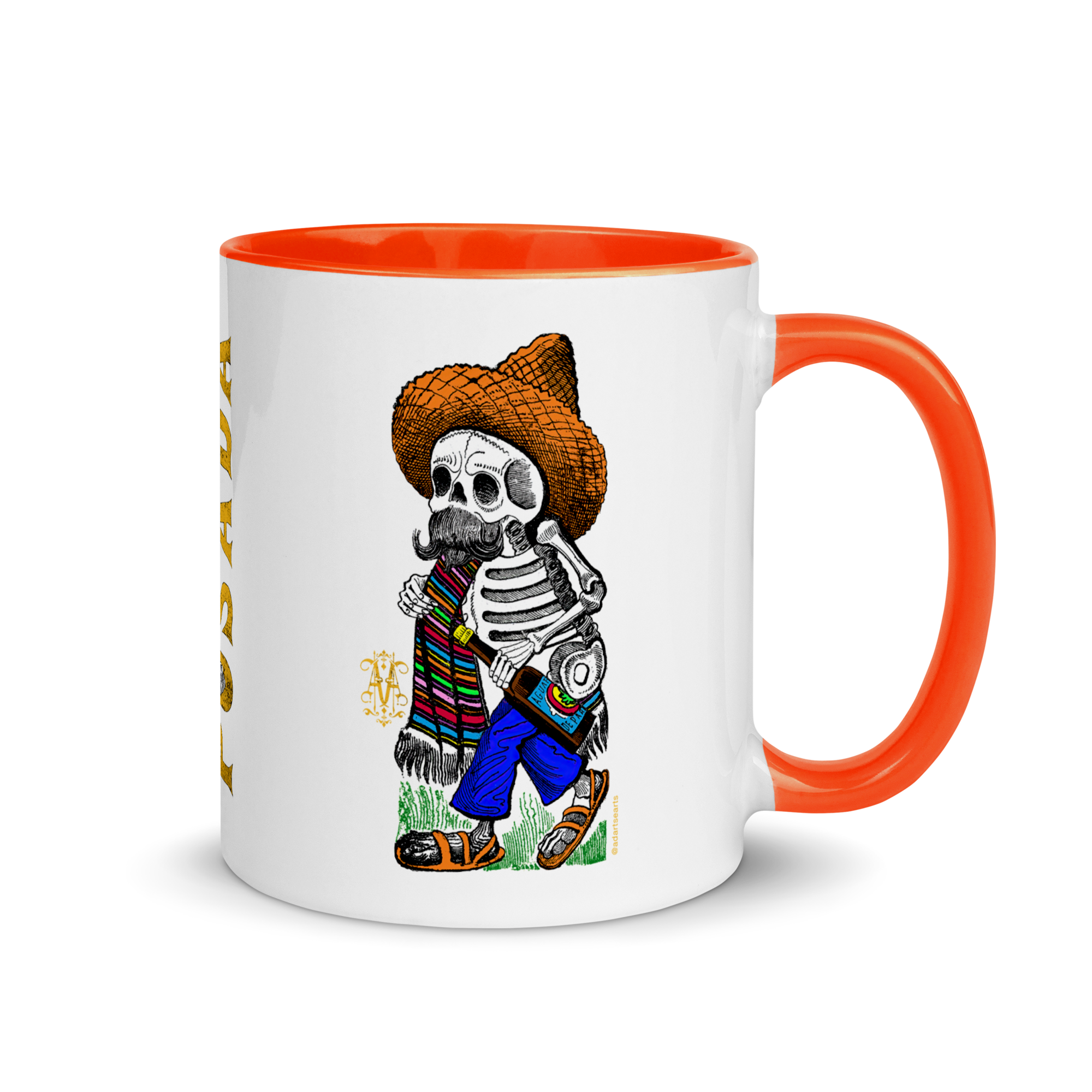 Skeleton on the Heap (Calavera del Montón) 1910 Posada Art Mug #2 by José Guadalupe Posada.