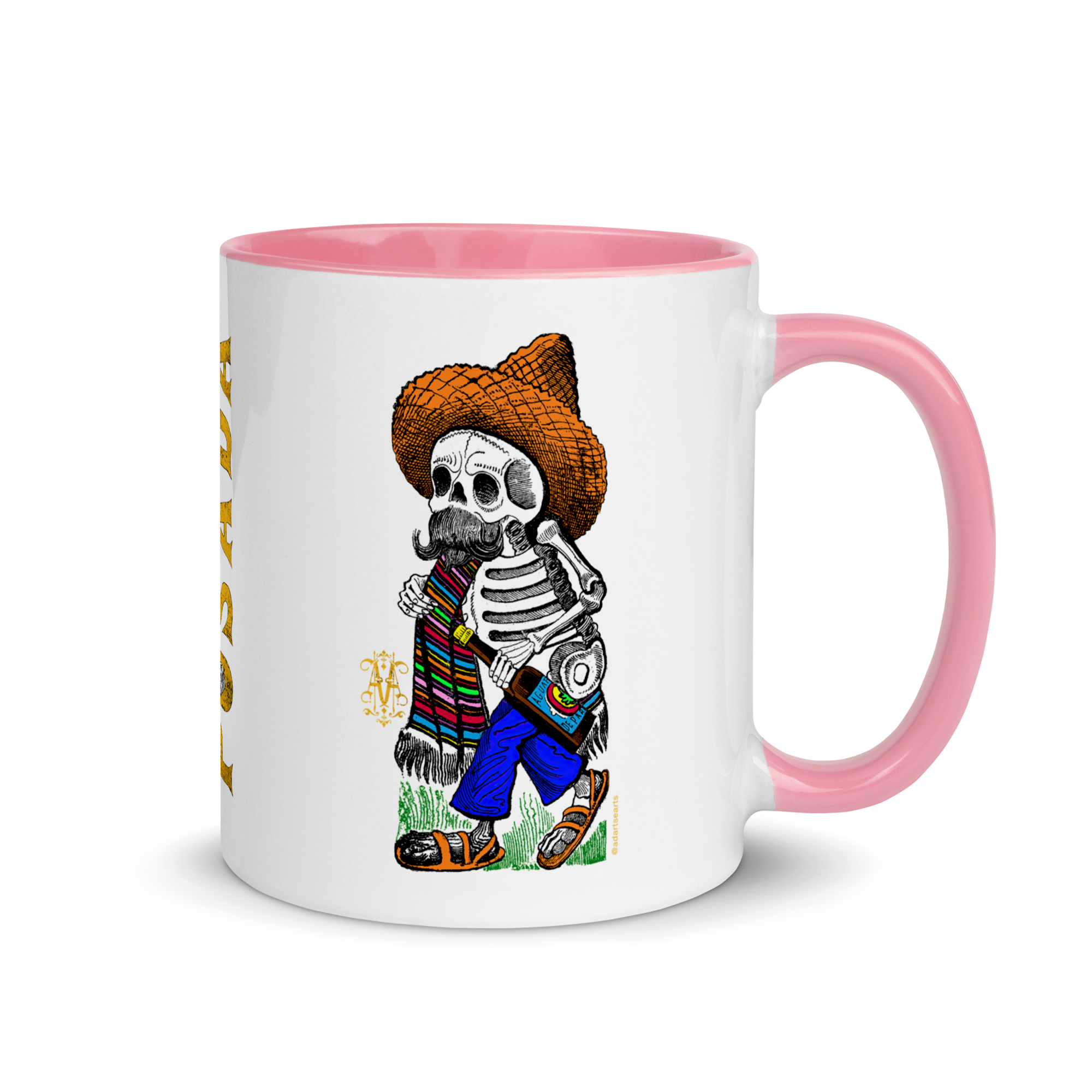 Skeleton on the Heap (Calavera del Montón) 1910 Posada Art Mug #2 by José Guadalupe Posada.