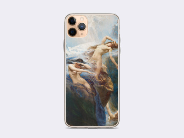 iPhone Case of The Mountain Mists (1912) by Herbert James Draper