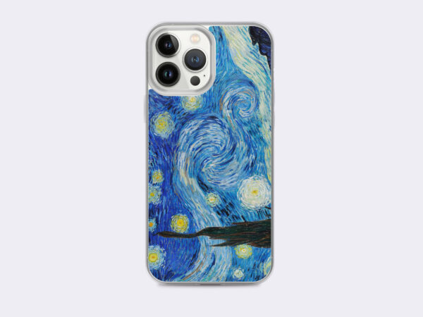 The Starry Night (1889) by Vincent Van Gogh iPhone Case