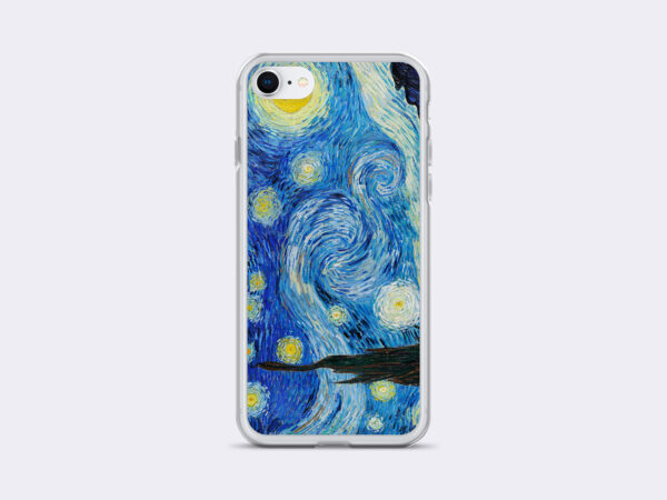 The Starry Night (1889) by Vincent Van Gogh iPhone Case
