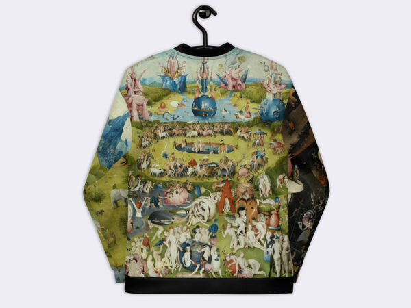 Art Bomber Jacket Garden of Earthly Delights (1510) by Hieronymus Bosch.