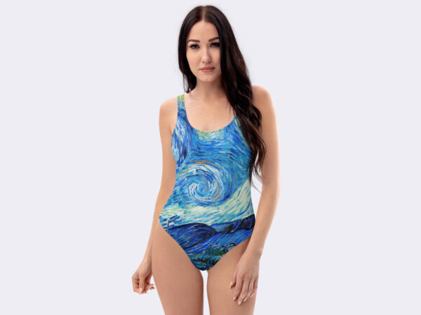 One-Piece Swimsuit of The Starry Night (1889) by Vincent Van Gogh.